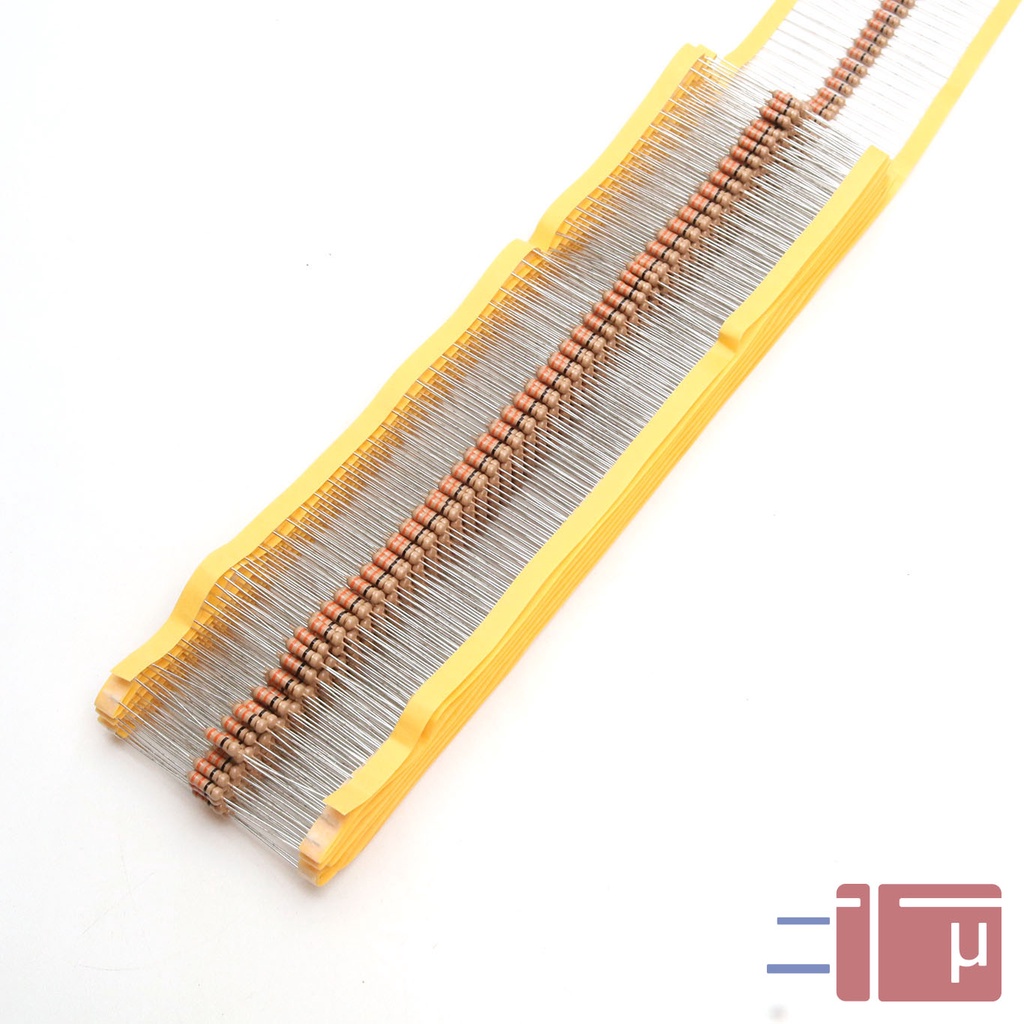 x10 Resistor 33R 33 Ohm 1/2W Karbon 5% Taiwan Kaki Tembaga