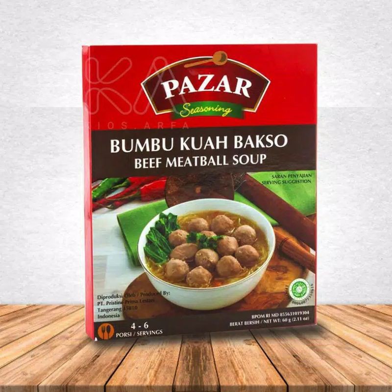 pazar bumbu kuah bakso 60 gram