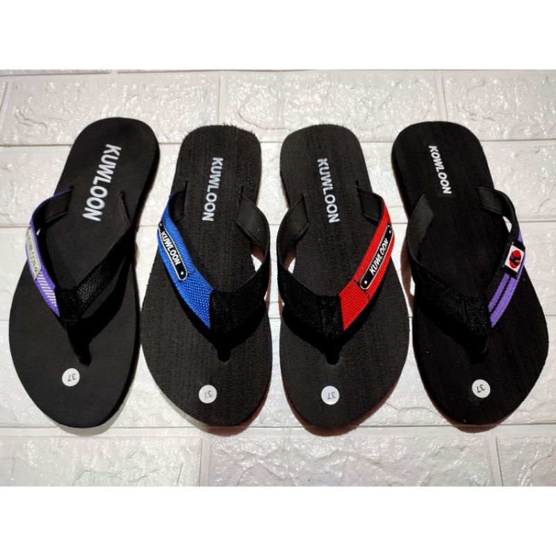 sandal jepit wanita kuwloon tali kain