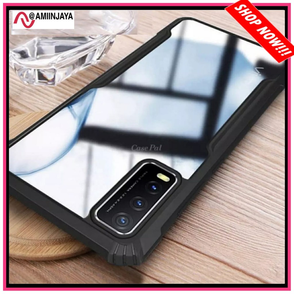 Case Vivo Y12s - Y20 -Y20i Shockproof Transparent Premium Hard Case