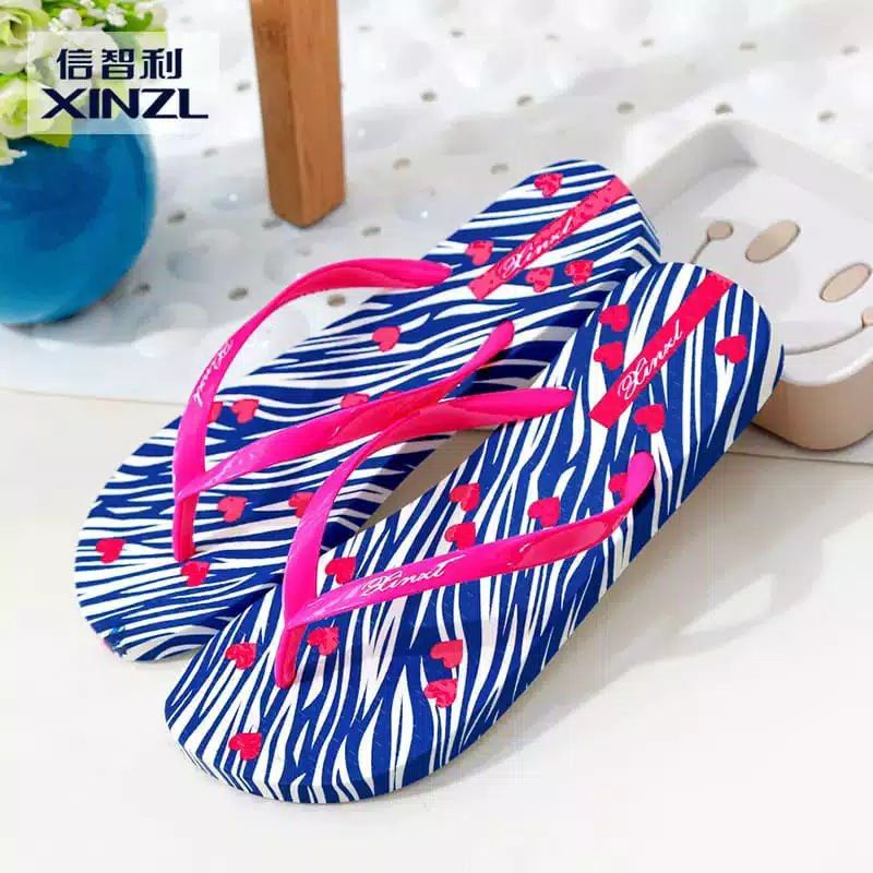 SANDAL JEPIT WANITA MOTIF KINJIL