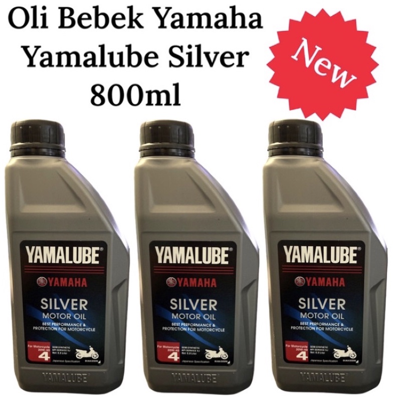 OLI YAMALUBE SILVER 4T SJ 20W-40 JASO MA 800 ml 0.8L