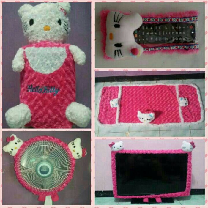 Sarung Cover Tv - Cover / Sarung Galon, Kulkas, Remot, Bando Tv, Kipas Karakter / Boneka