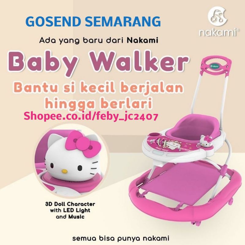 Baru Gosend Semarang Baby Walker Babywalker Baby Walker Apolo Apollo Belajar Jalan Bayi Nakami 1122 Shopee Indonesia