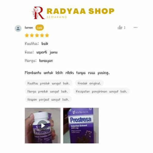 Obat Tidur Sido Muncul Herbal Prostresa 30 Kapsul - Susah Tidur Gelisah Stress | Membantu Meringankan Susah Tidur