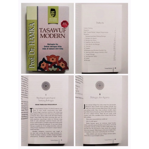 Buku Karya Buya Hamka ( Lembaga Budi - Lembaga Hidup - Tasawuf Modern - Falsafah Hidup )