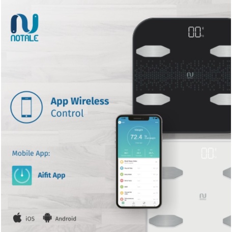 Notale Timbangan Badan Digital Smart Weight Scale with APPS ALT