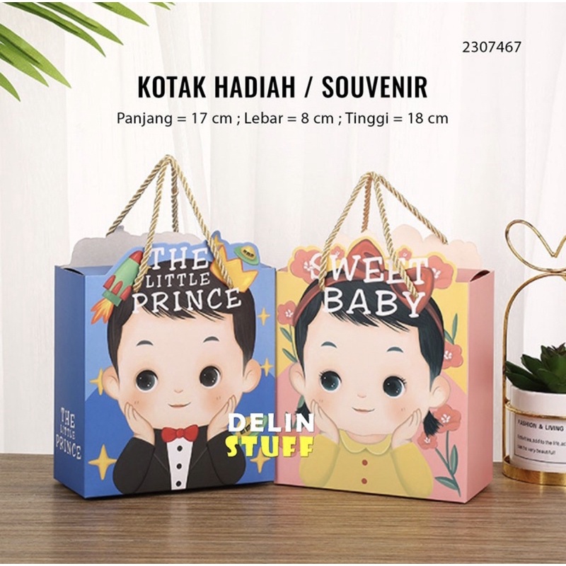 

Paperbag Souvenir Ultah / Kotak Hadiah Anak / Paperbag Hampers Ulang Tahun Anak / Kotak Souvenir Bayi / Goodie Bag 302 (2307466)