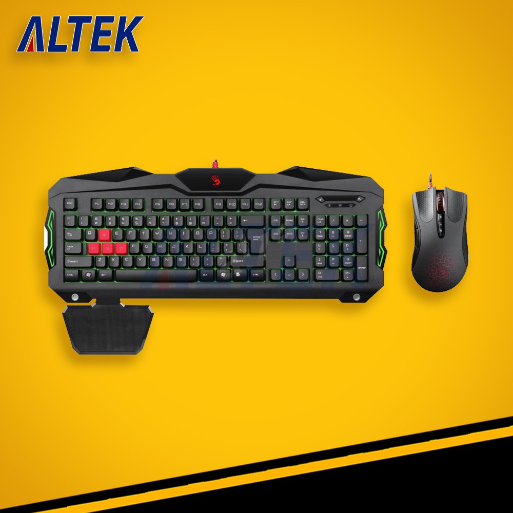 BLOODY B2100 Blazing Gaming Dekstop Keyboard & Mouse Combo Set - Berkualitas Murah - SALE