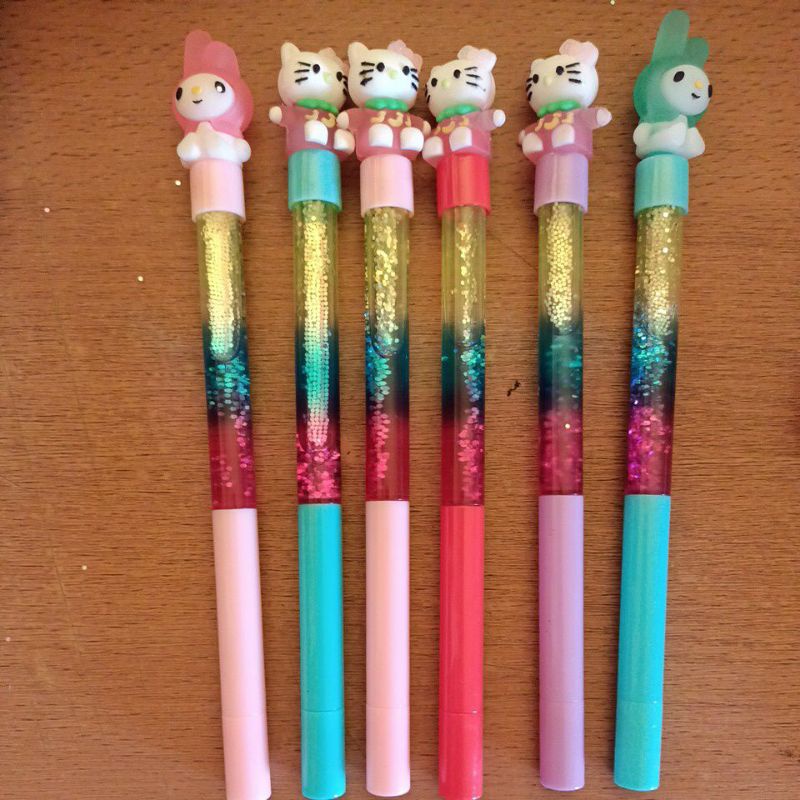 

pulpen gliter hellokitty-pulpen gliter karakter-pulpen gliter kelinci