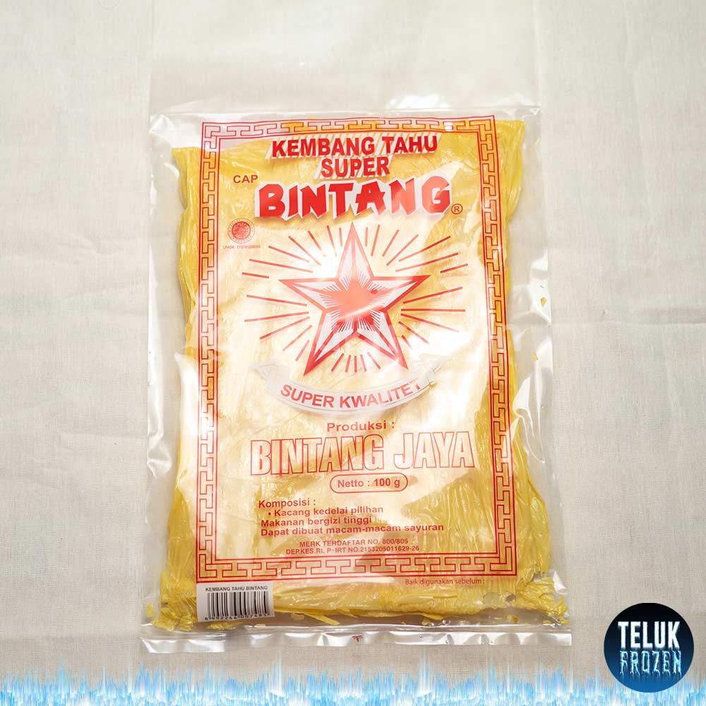 

kembang tahu super cap bintang jaya kering 100gr 100 gram kt halal