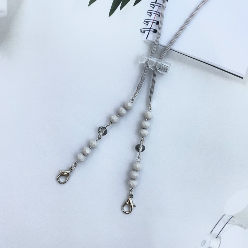 Konektor Masker Strap Mask 2in1 Mutiara Kristal-KSM 42