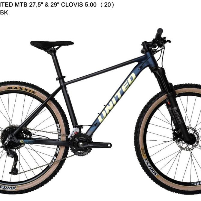  Sepeda  MTB 27 5  inch United  Clovis  5  new 2021 Shopee 