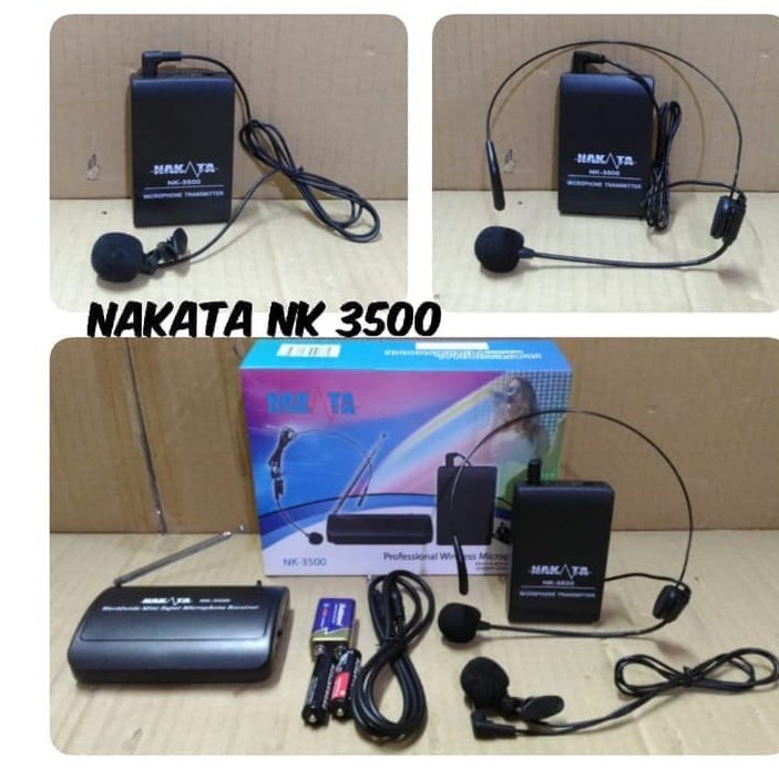 NAKATA - Mic wireless Clip On NK-3500 Murah
