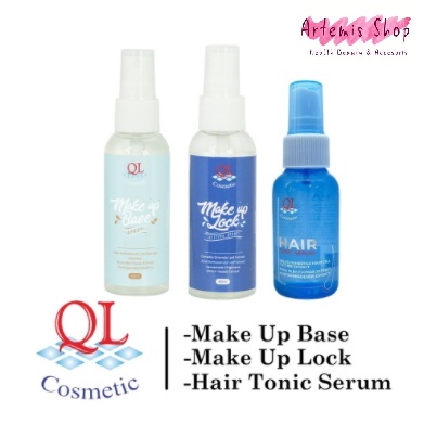 OBRAL CUCI GUDANG ! QL MAKE UP SPRAY LOCK SETTING / BASE SPRAY / HAIR TONIC SERUM BPOM