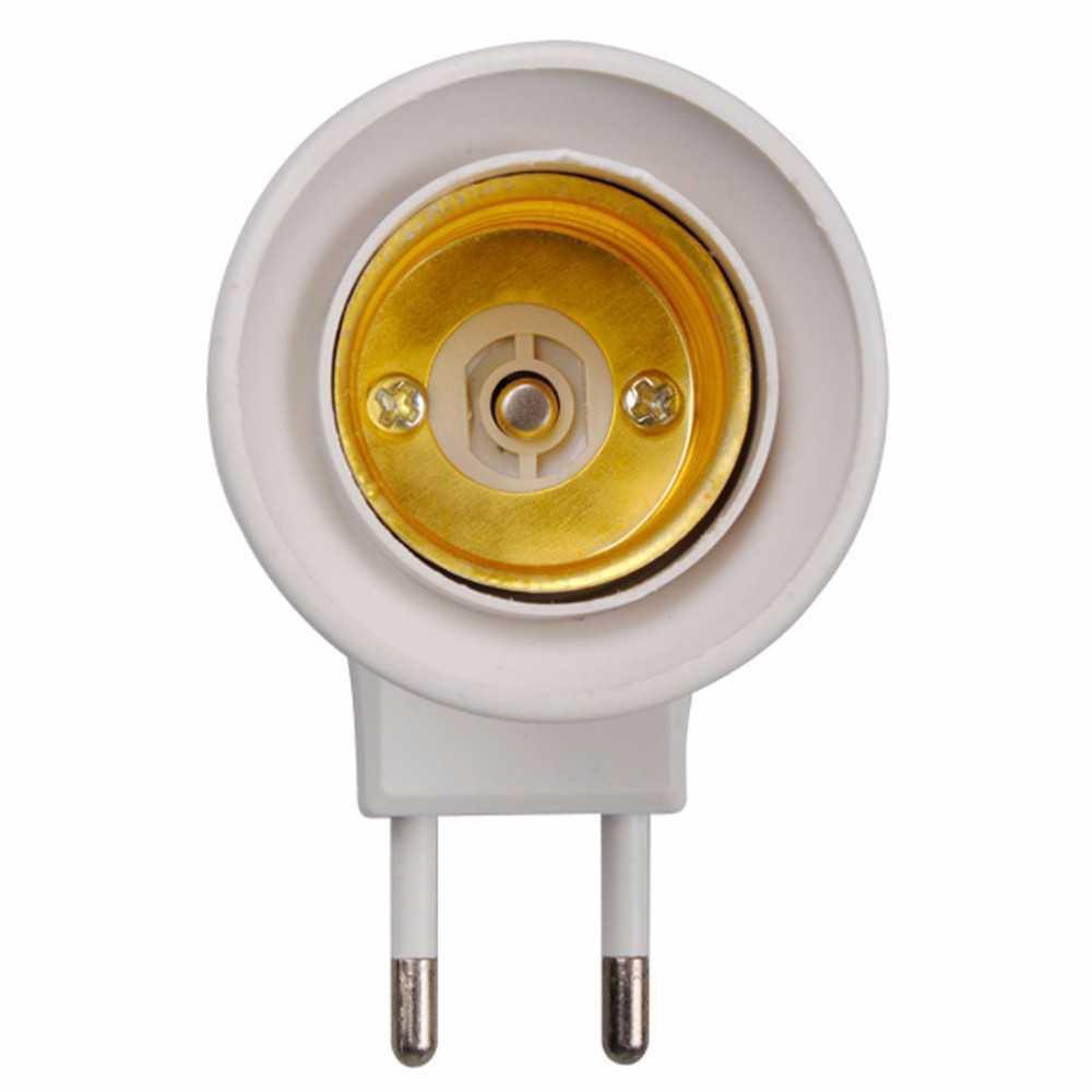 Fitting E27 Lampu Bohlam Portable EU Plug