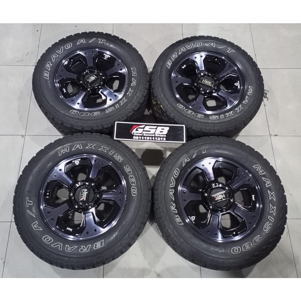 VELG MOBIL SEKEN BERKUALITAS MYTH03(HSR) R18X8 6X139 ET20 B/OIL +BAN MAXXIS 285 60 R18(70%)VIP,M