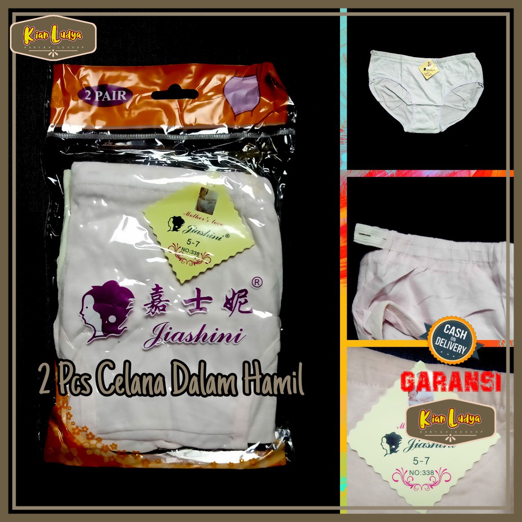 Celana Dalam Ibu Hamil Jiashini 2 Pcs