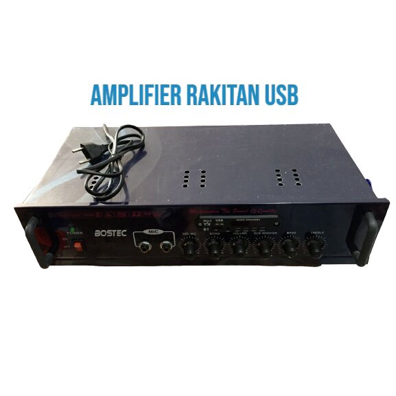 BOX MULTIMEDIA AMPLI RAKITAN SIAP PAKAI USB BLUETOOTH AUDIO AMPLIFIER RAKITAN SOUND SYSTEM