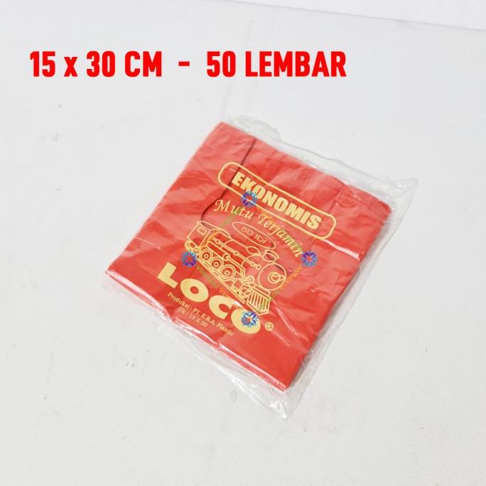 

((((()paling dicari] Kantong Kresek Plastik Ukuran Kecil 15 x 30 cm Warna Merah 15x30 cm