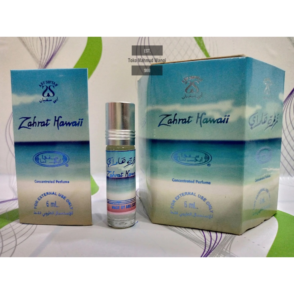 Parfum ORIGINAL Zahrat Hawaii ABU SUFYAN ORIGINAL 6ml NON ALKOHOL