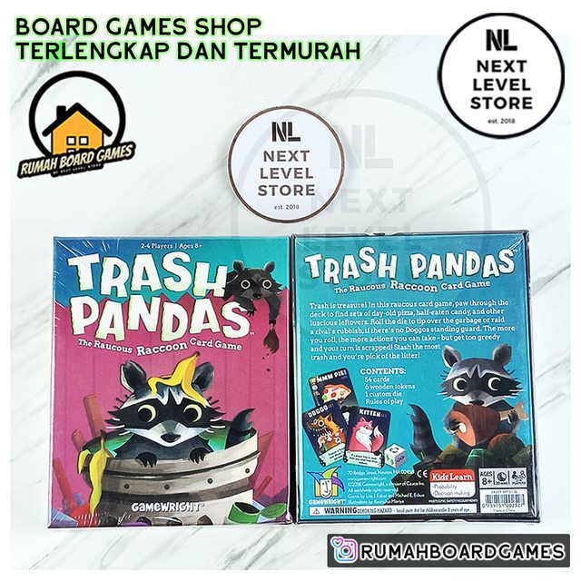 Trash Pandas Board Games Card Game Panda New Ready Stock Shopee Indonesia