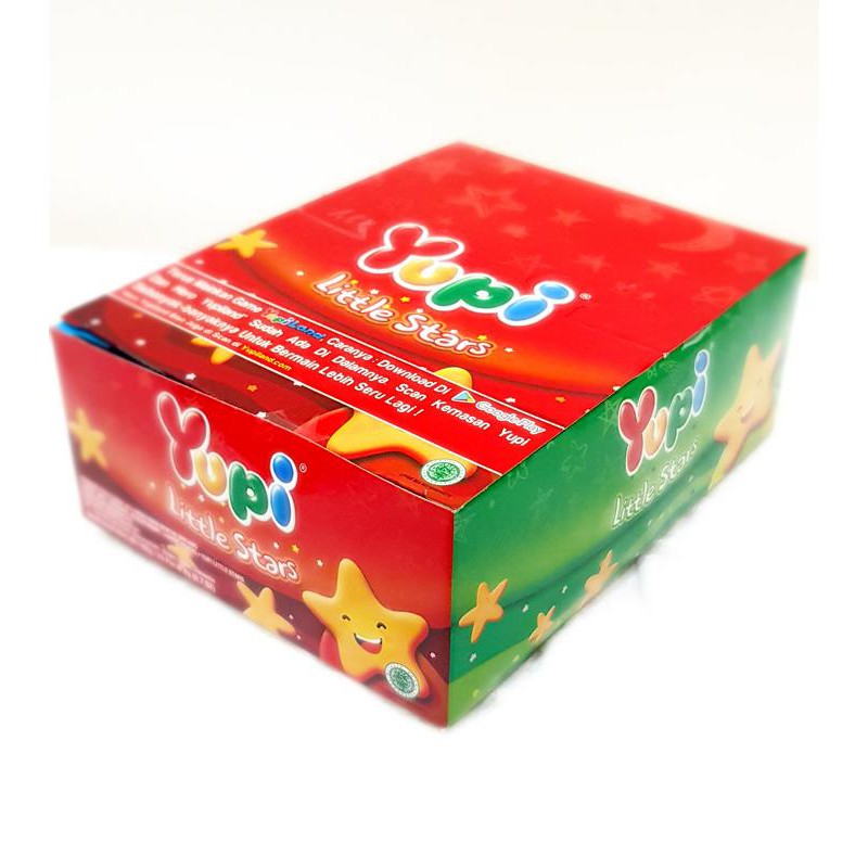 

Yupi Little Star Permen Box ( 8gram x 24 pcs ) permen jelly gummy