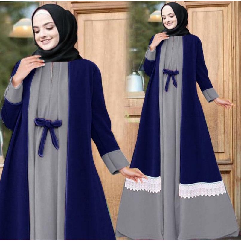 Baju Gamis Dress Gsmis Cewek Dres Syari Terbaru 2022 Gamis Lebaran Wanita Remaja Dewasa Bju Muslimah