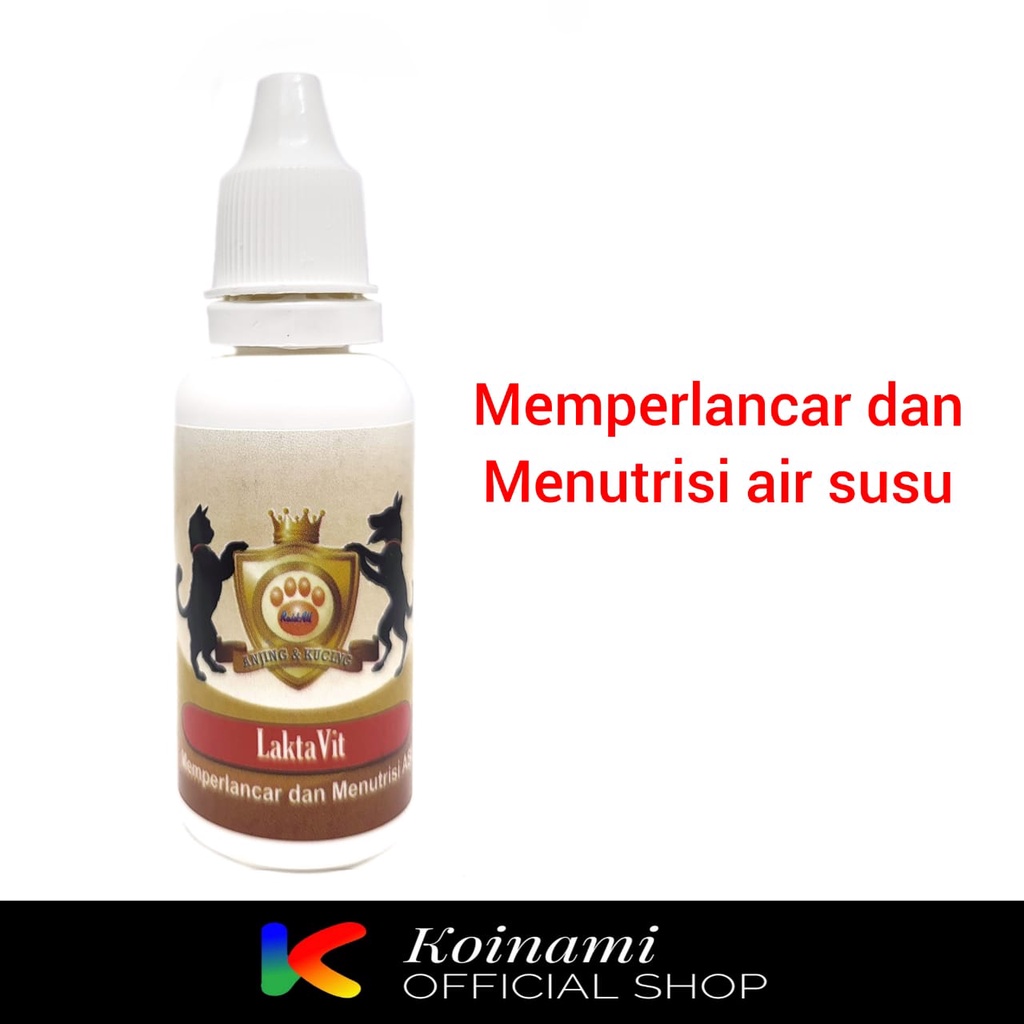 Laktavit 30ml Obat Pelancar ASI Kucing Anjing / Raid All / RA