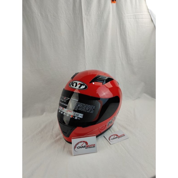 Helm KYT R10 original red / helm KYT R10 merah - Charmoto