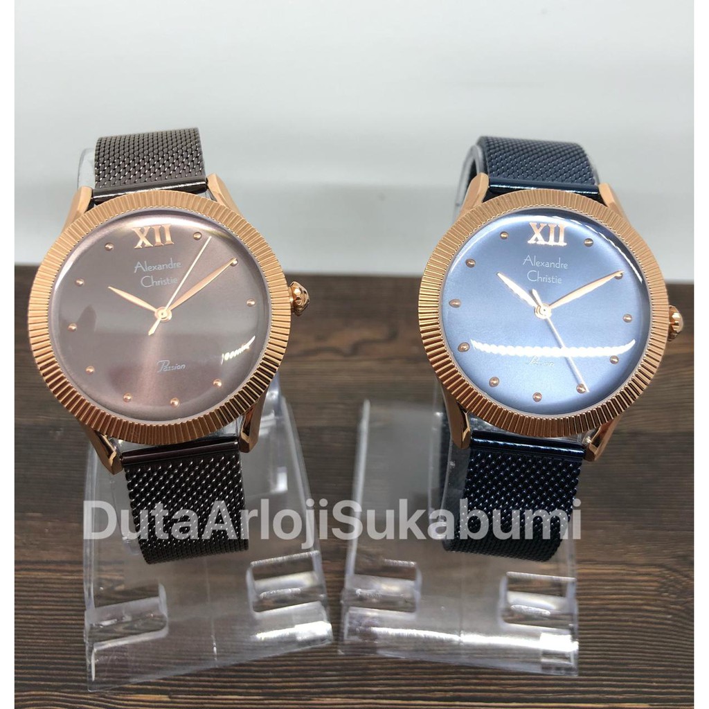 Jam Tangan Wanita Alexandre Christie 2859LH Tali Pasir