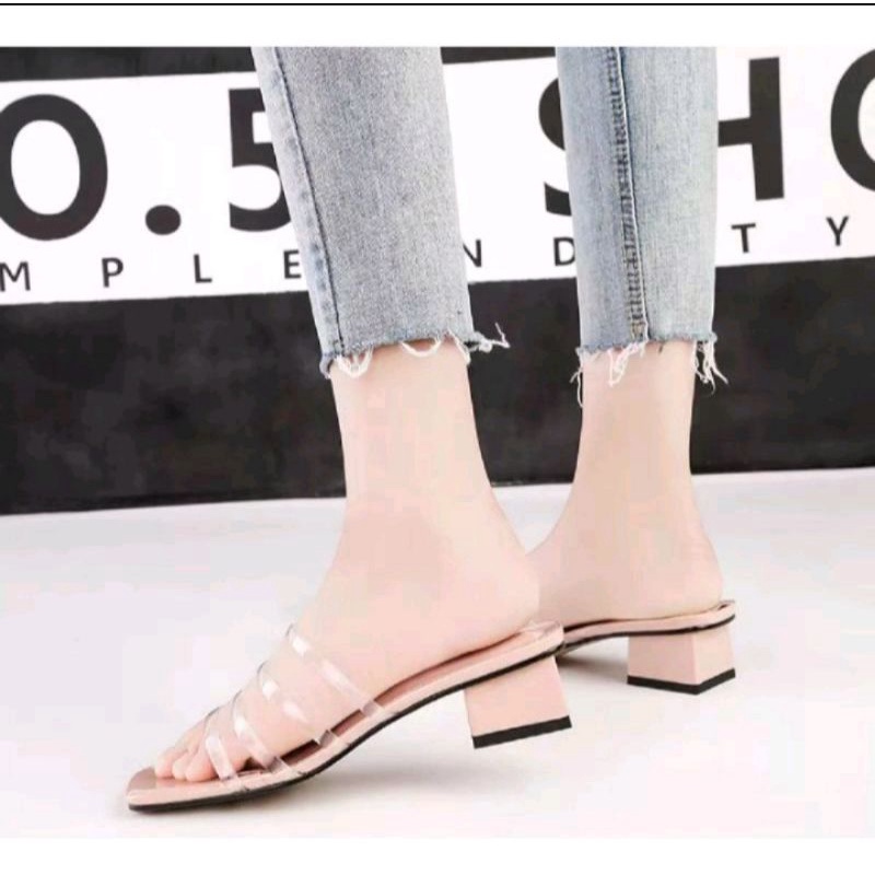 sandal wanita jelly bening 03