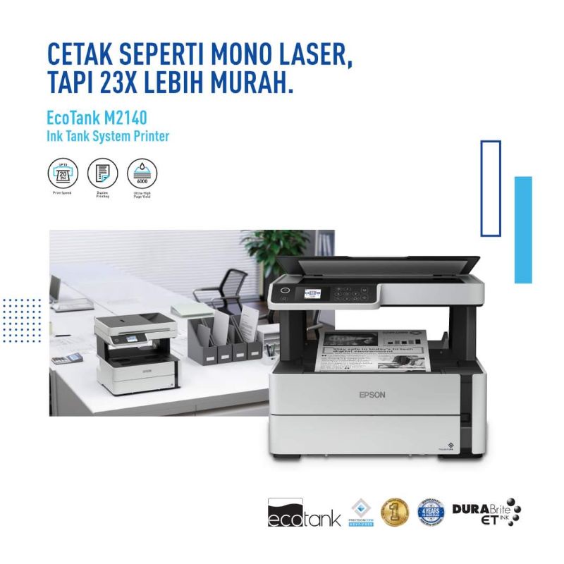 Printer Epson EcoTank Monochrome M2140 All-in-One Ink