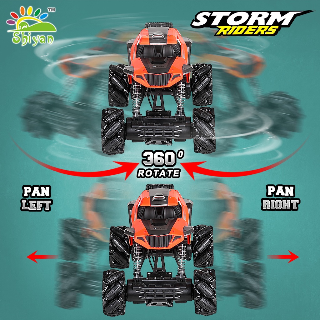 [Shiyan] mainan rc mobil besar strom riders big monster truck model terbaru model cas