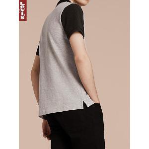 Kaos Polo Pria Brandid Levis Abu Hand Black   Kaos Polo Kerah Wangki Shirt Tshirt Cowok   Murah