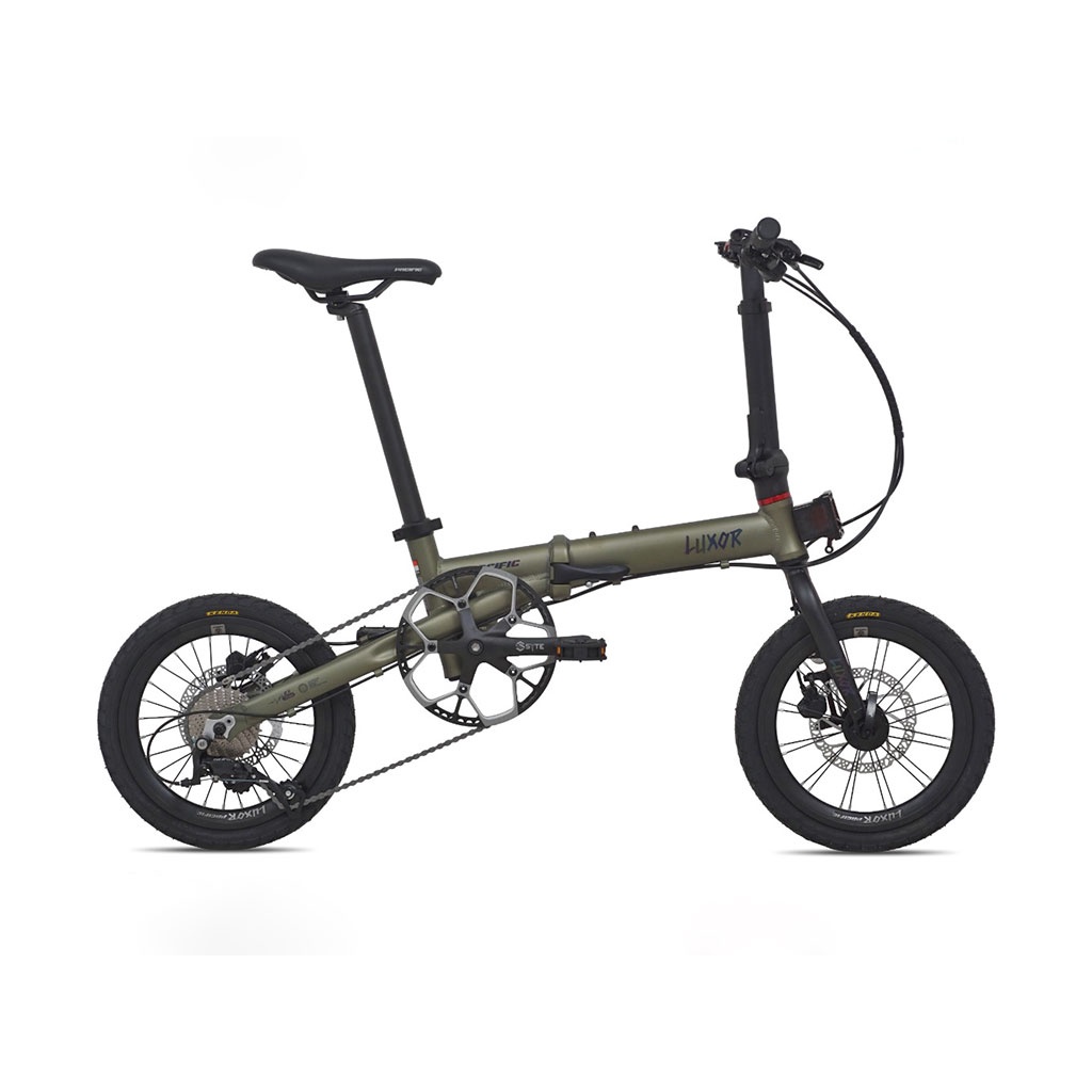 SEPEDA LIPAT PACIFIC LUXOR 16” 9 SPEED FRAME ALLOY SHIMANO SORA HYDRAULIC DISC BRAKE BICYCLE FOLDING BIKE