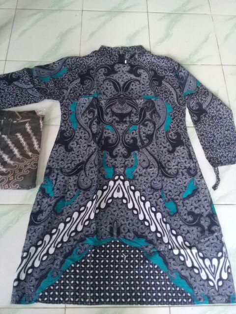 Murah Terlaris Serut Genes Jelita Tunic Navbor Yelbor Whitbor Creambor Tunik Batik