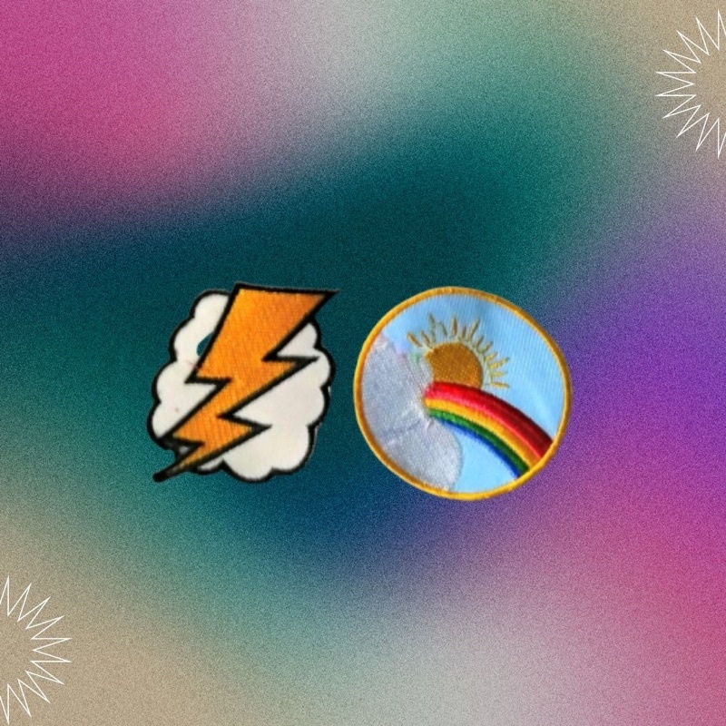 PATCH BORDIR PETIR PELANGI