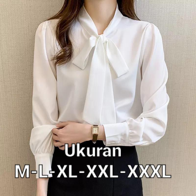 Alysa blus wanita - blouse size - Baju kerja wanita - blouse korean style - atasan wainta - kemeja p