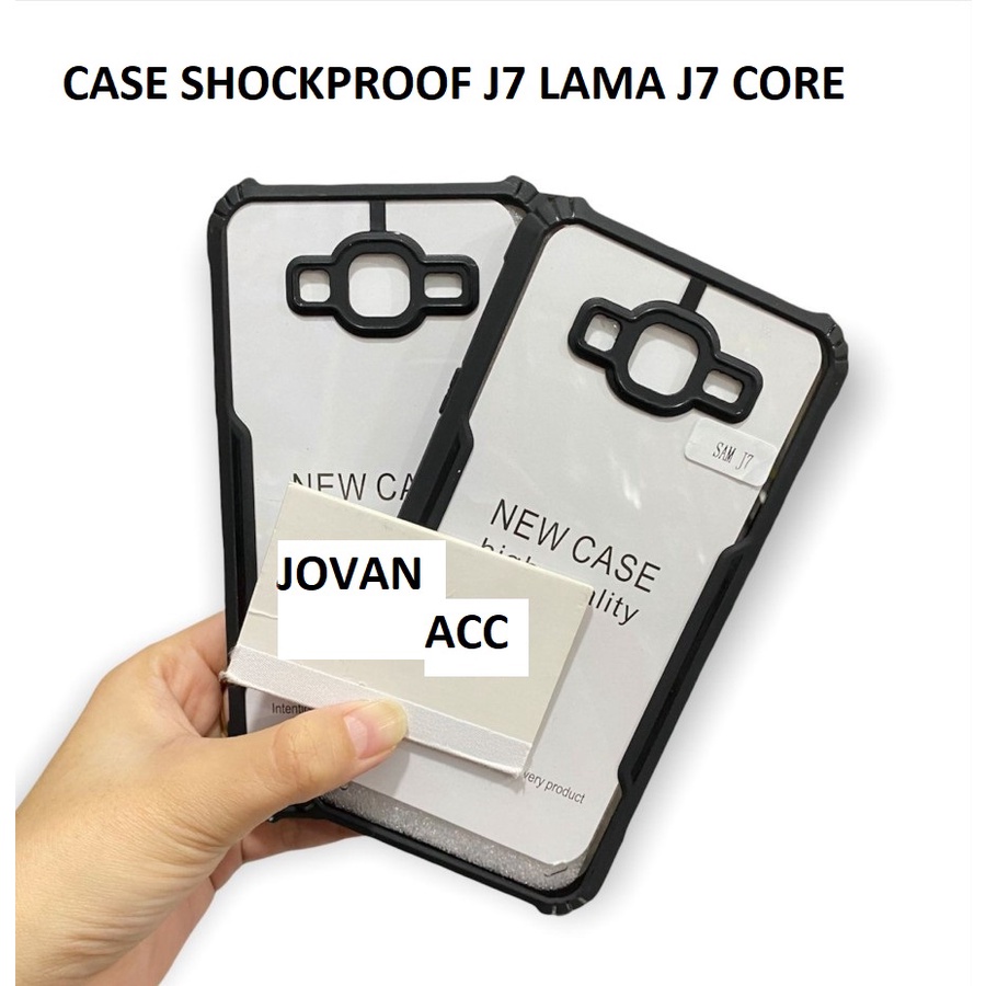 SAMSUNG J7 J7 CORE J5 CASE SHOCKPROOF IPAKY BENING HARDCASE CLEAR BENING TRANSPARAN CASING COVER PROTECT CAMERA PELINDUNG KAMERA J5 2015 J5 LAMA