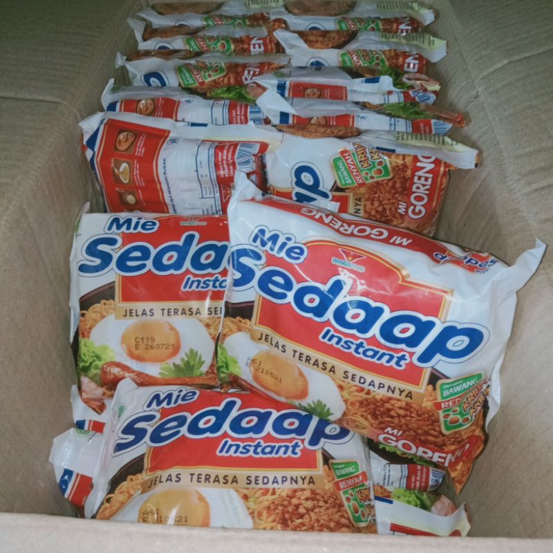 MIE SEDAAP MI GORENG OR ( 90 GR x 5 PCS )