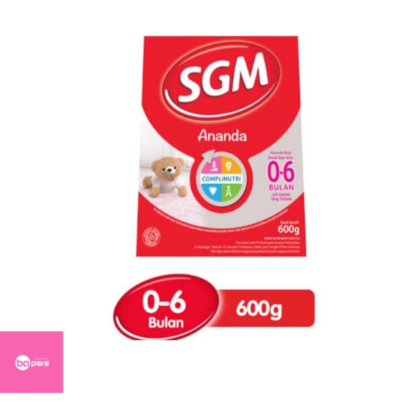 Susu SGM Ananda 1 0-6 Bulan 1000gr