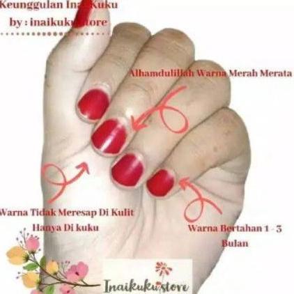 Inai kuku HALAL ready stok murah –MYS.01Jl22ᵟ