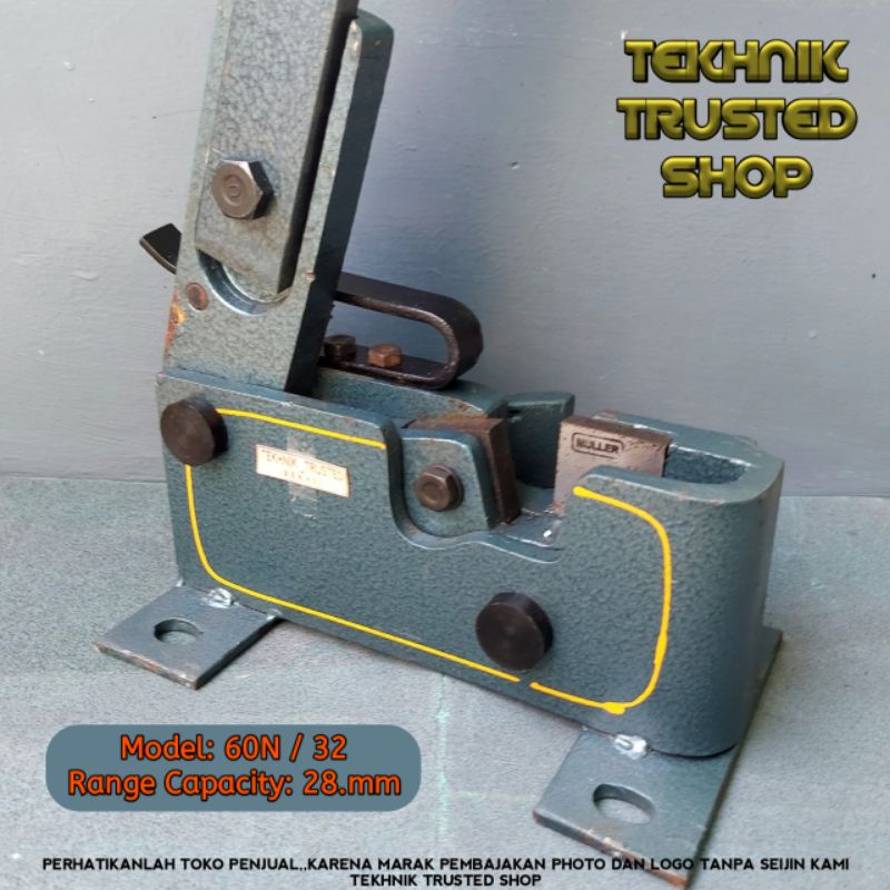 Cutting besi beton type 60N32 Capacity 28 mm Gunting potong behel MLLR