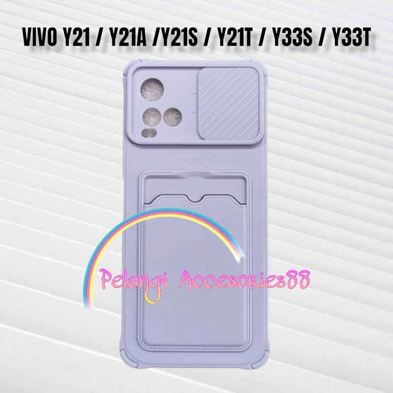 CASE VIVO Y21 / Y21S / Y33S / Y21T / Y21A / Y33T CASE SOFTCASE SLEDING WARNA WARNI