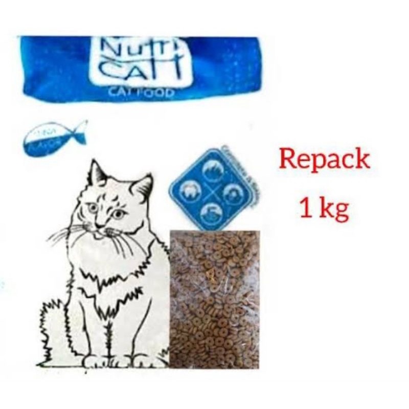 makanan kucing nutri cat repack 1 kg