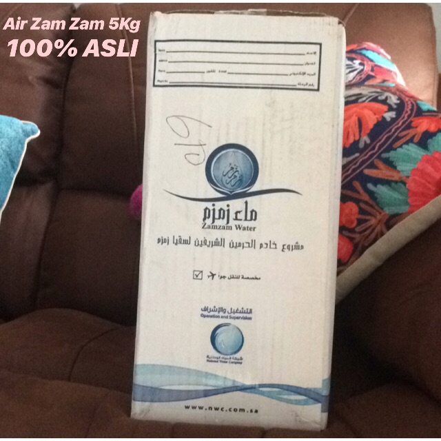 

Air ZAM ZAM 5Kg 100% ASLI