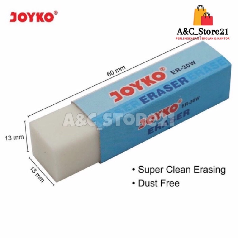 

PENGHAPUS JOYKO ER-30W PUTIH PANJANG per satu pcs