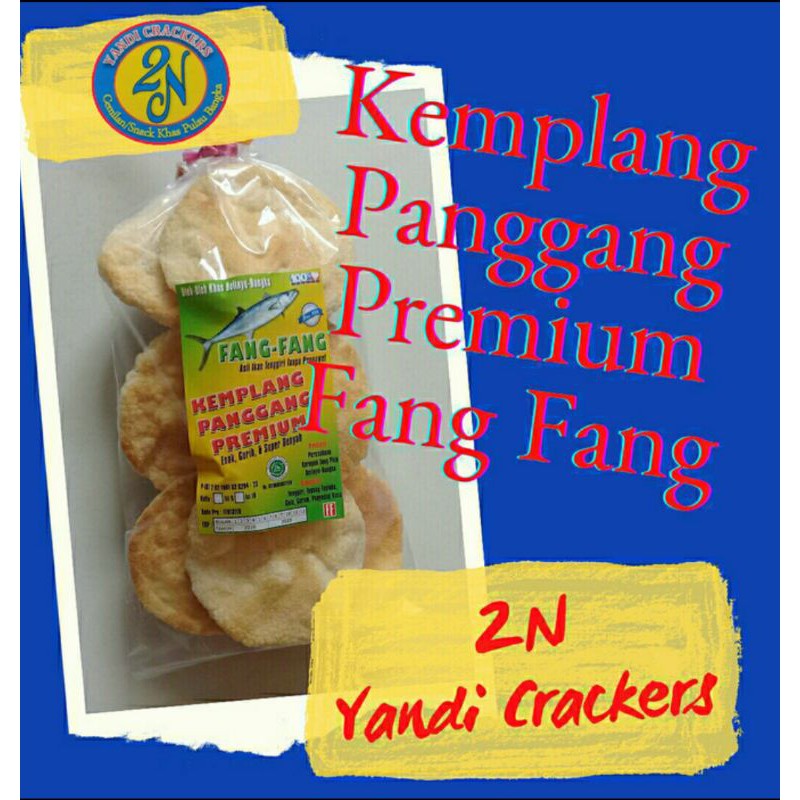 

kemplang panggang cap fang fang / snack bangka/ kerupuk bangka/ oleh oleh