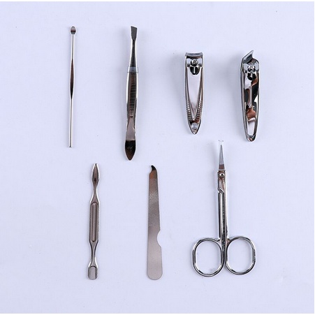 [OL] Alat Gunting Kuku Set Manicure Pedicure 7IN1 Stainless Steel